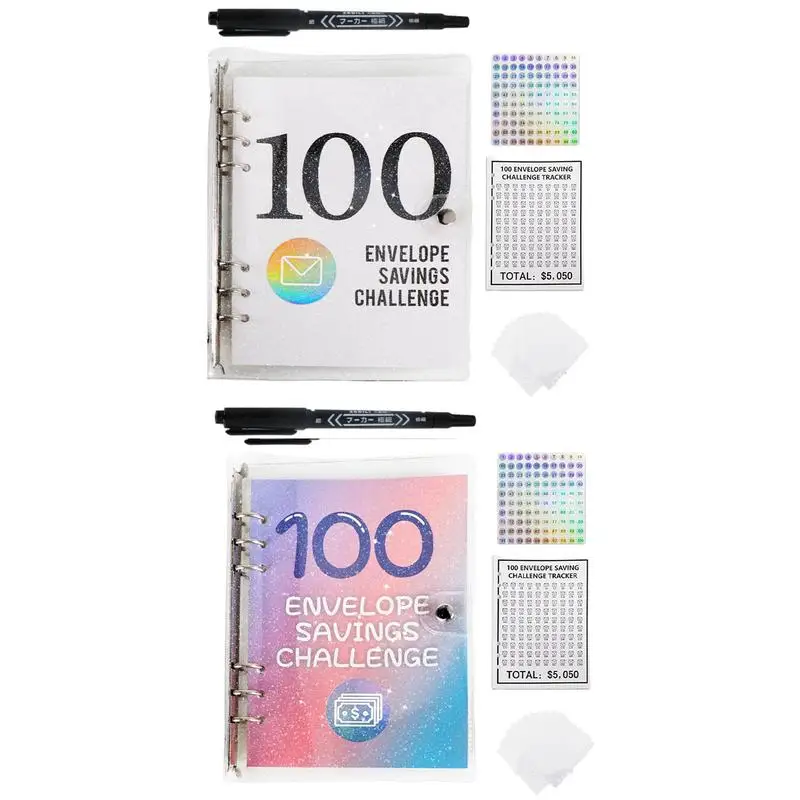 

100 конверт для экономии денег, скидка, бумажник для денег, портативный органайзер для денег