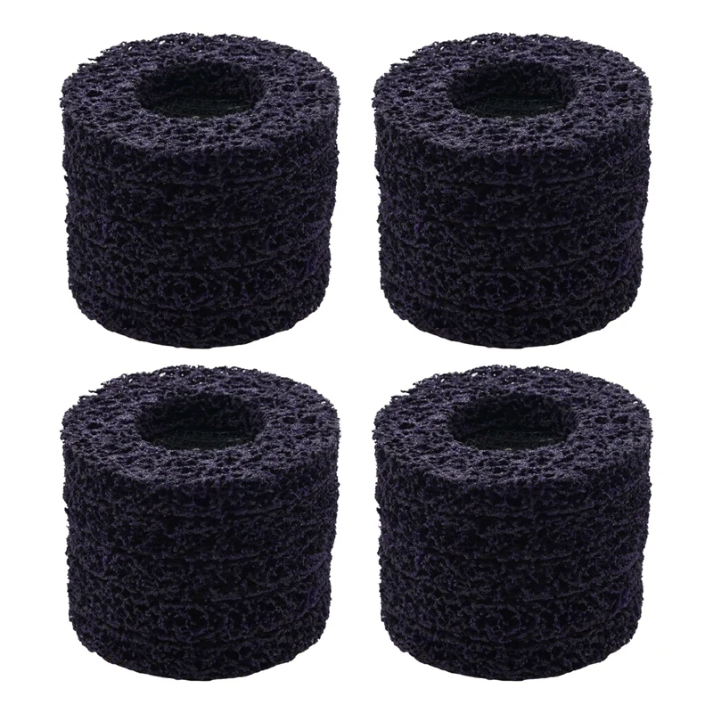 

TOP 20Pcs Durable Poly Strip Disc Wheel 100X16mm Wood Metal Paint Rust Removal Clean Abrasive Tools For Angle Grinder