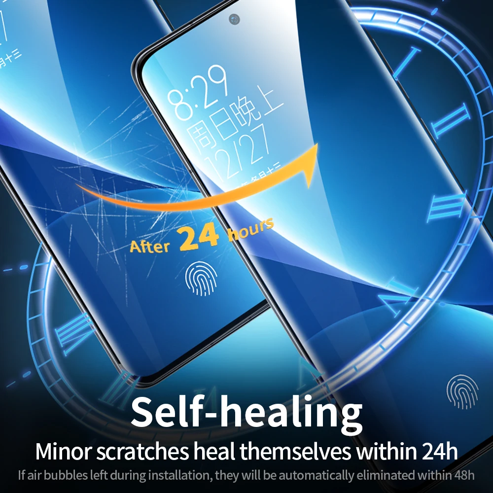 Гидрогелевая пленка SmartDevil полное покрытие протектор экрана с клеем для Xiaomi 12 Pro 12S