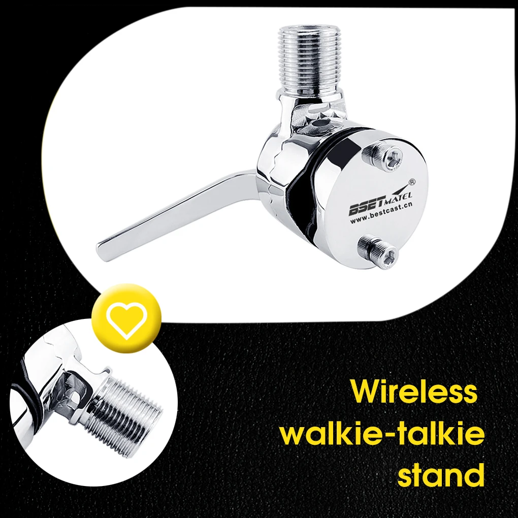 

Stainless Steel Antenna Mounts Mirror Polished Rotatable Base Hardware