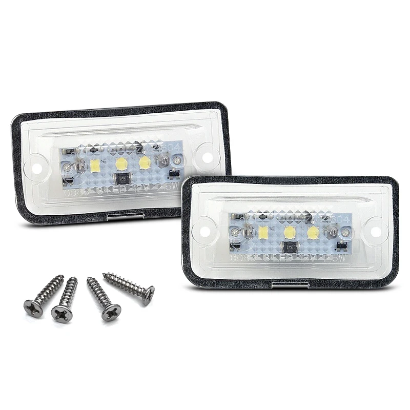 

2 шт. для Benz W203 C209 W209 A209 R230 белый светодиодный светильник номерного знака Rerplace OEM # A 2308200166 A 2308200256