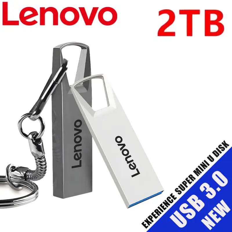 USB-флеш-накопитель Lenovo металлический водонепроницаемый 1 ТБ 3 0 Гб
