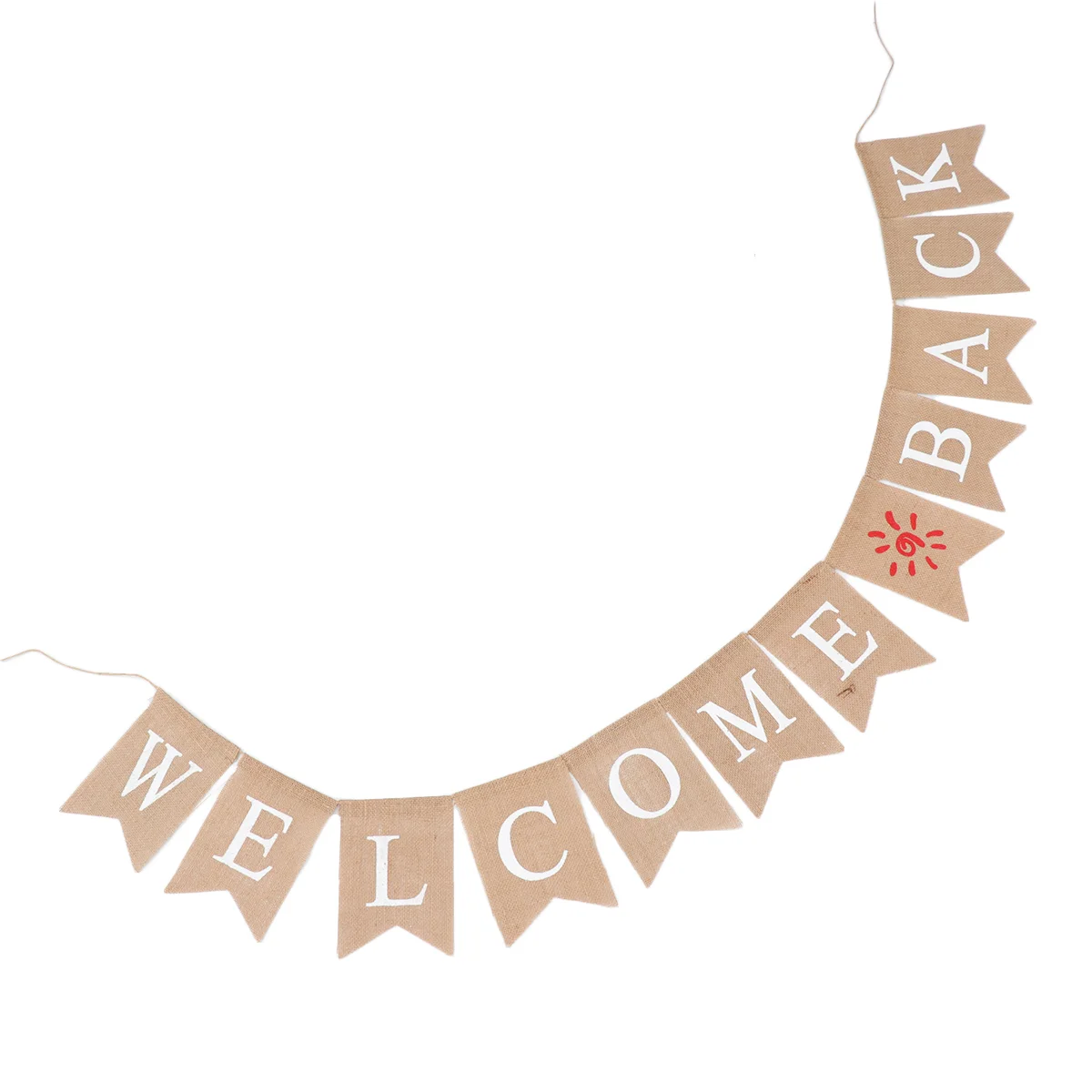 

Letters Bunting Banner Decorative Burlap Banner Party Supplies for Party Festival Celebration