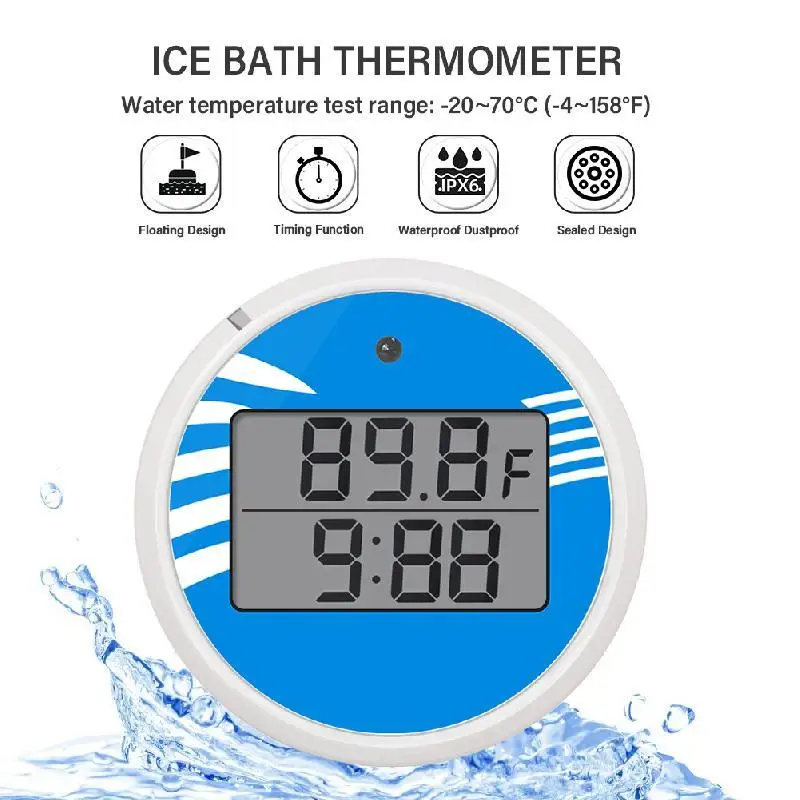 Водяные термометры для ледяной ванны водонепроницаемые плавающие и бассейна