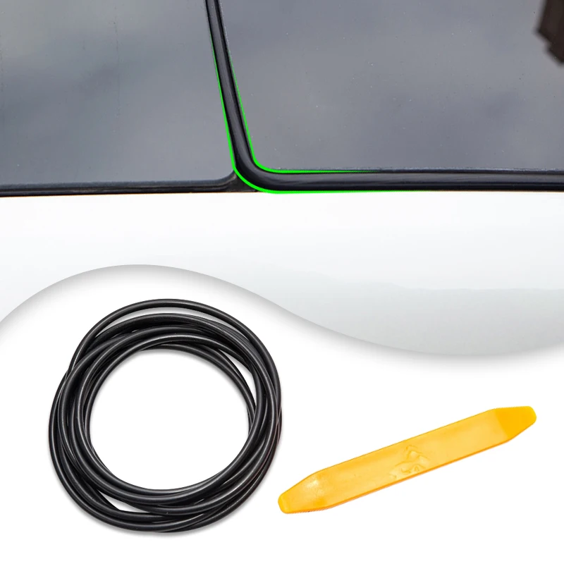 

Car Sunroof Skylight Roof Sealing Strip Elastic Band Wind Noise Reduction Damping Sealing Ring Strips For Tesla Model 3 Style