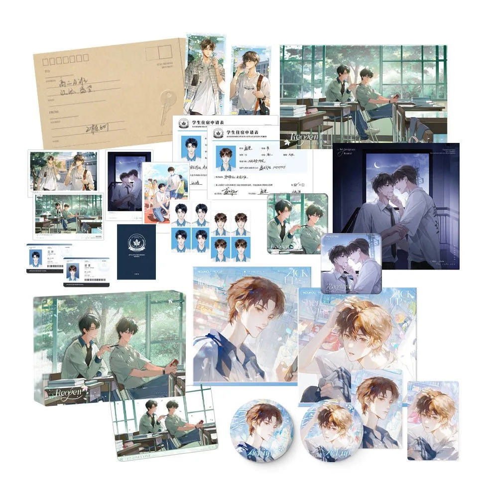 The Only One Mou Официальный оригинальный BL Роман Жесть Значок Bajji Quicksand Акриловая