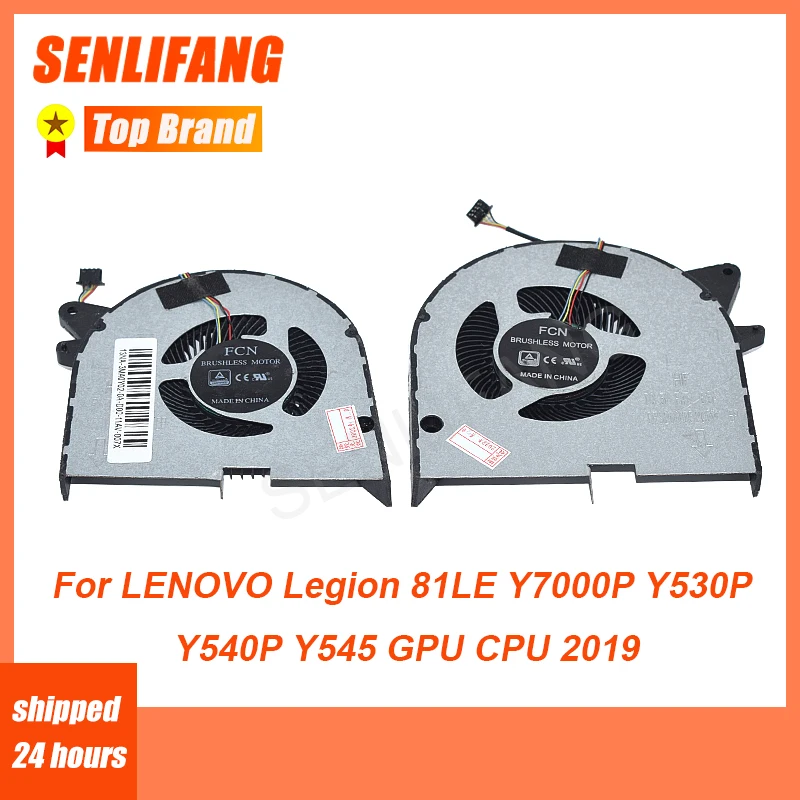 Кулер для процессора LENOVO Legion 81LE Y7000P Y530P Y540P Y545 DFS501105PR0T GPU Cooler DFS200105200T FKTY DFS2001052Q0T охлаждение 5V 0.5A