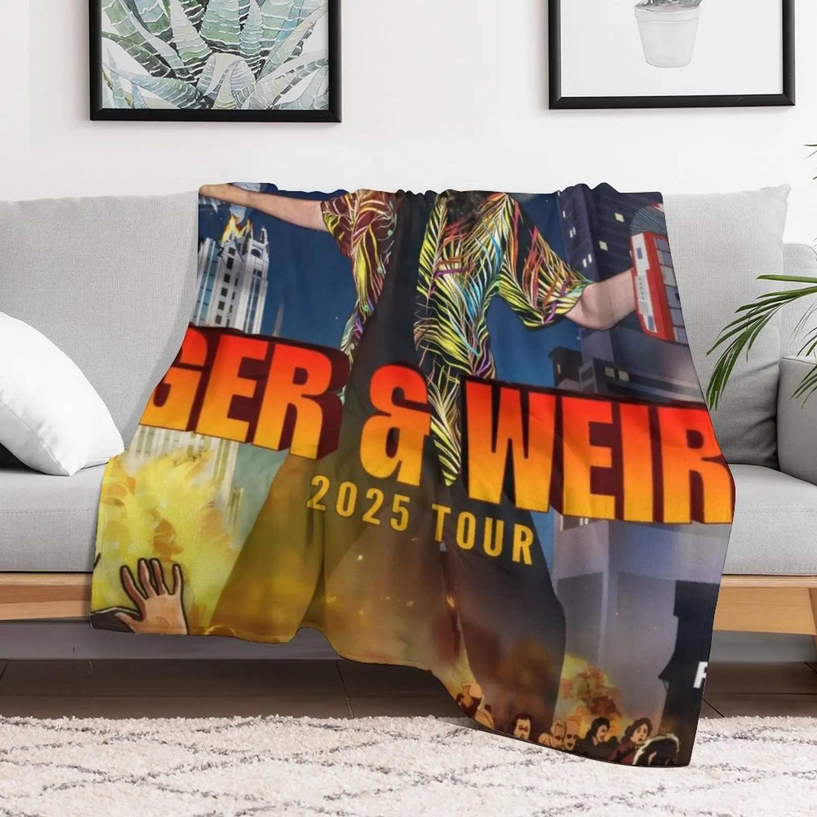 Weird Al Yankovic Dates 2025 одеяло