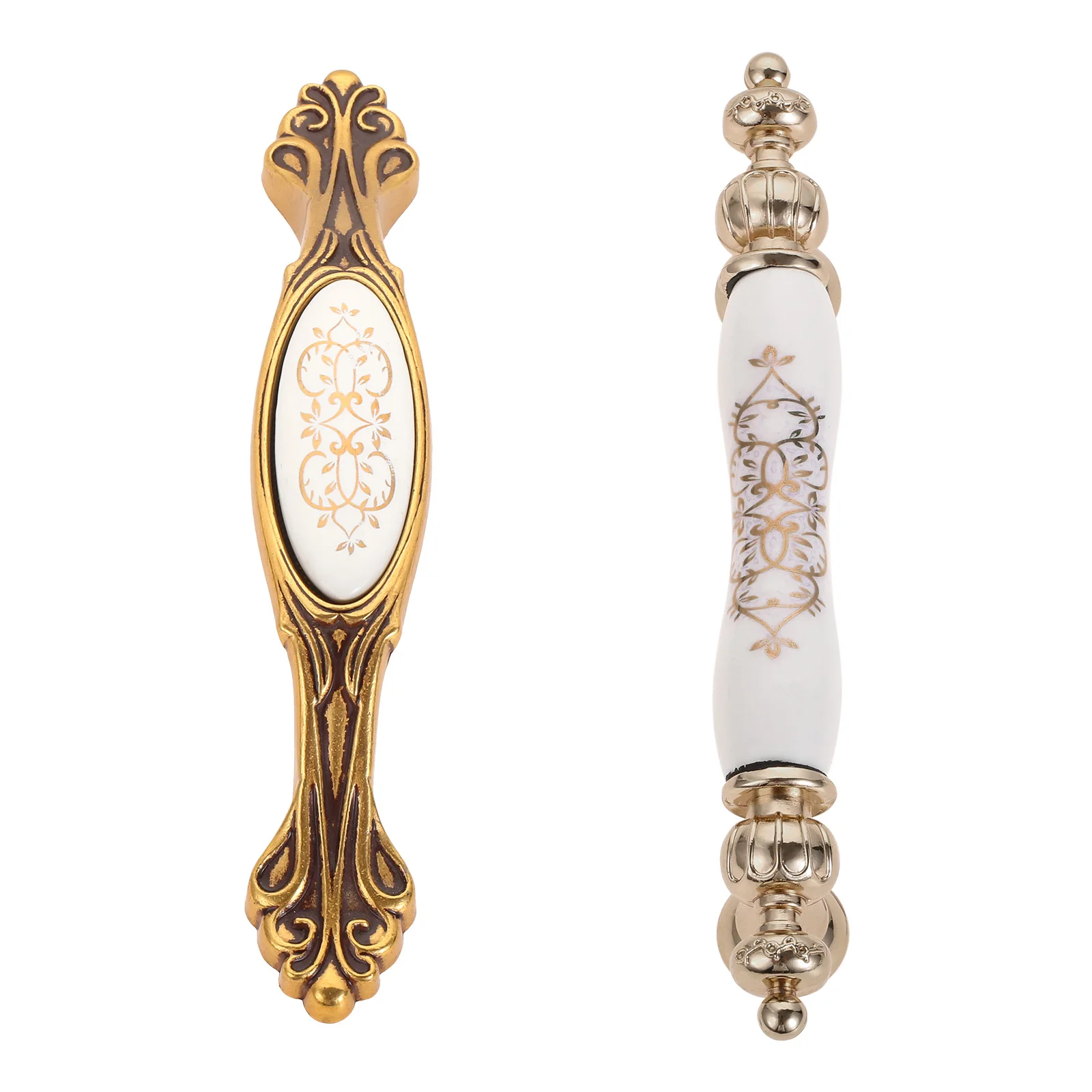 

1 pc Antique Drawer Knobs Pulls Bronze Ceramic European Cabinet Handles Furniture Handle Hardware for Wardrobe Door Handle