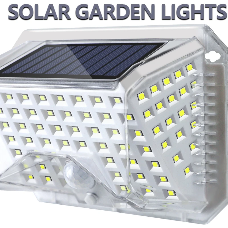 

90 LED Solar Motion Sensor Light, Outdoor Waterproof Solar Energy Lamp For Garden