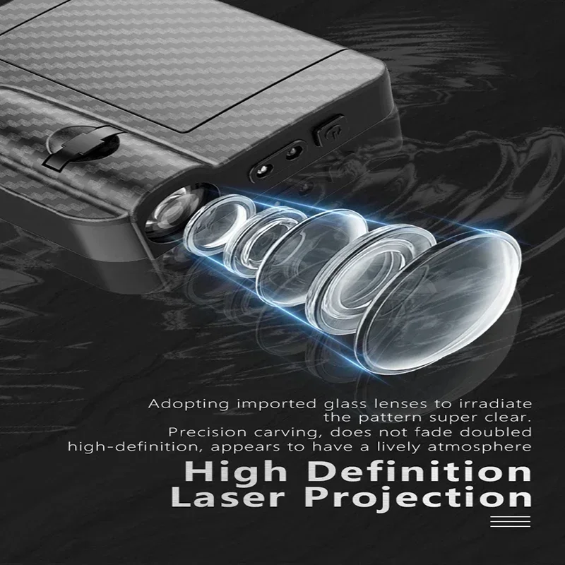 Универсальный автомобильный дверной светодиодный проектор с логотипом Ghost Shadow