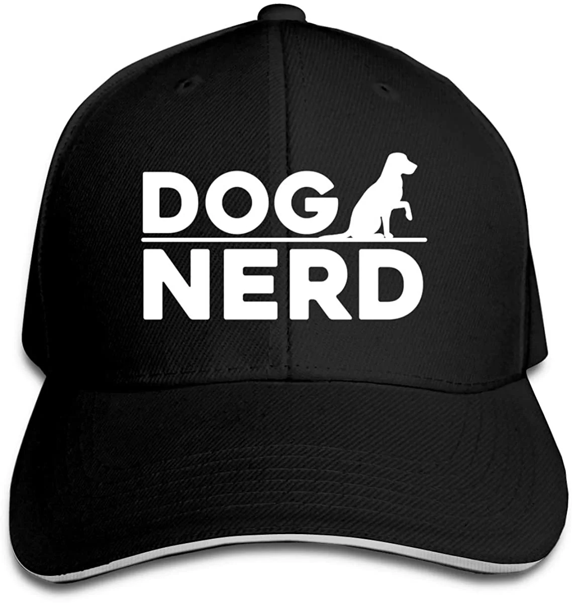 

Dog Competition Nerd Trucker Baseball Cap Adjustable Peaked Sandwich Hat