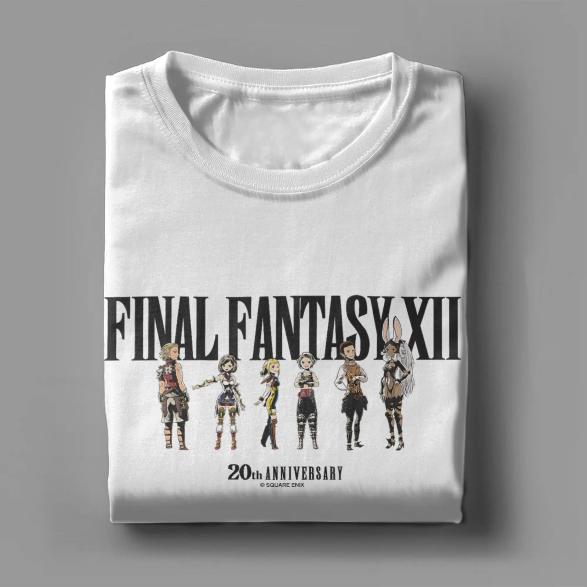 Фото Футболка Final Fantasy Anniversary Collection FFXII Special Art, летние хлопковые футболки, мужские стильные повседневные футболки, винтажные футболки №4