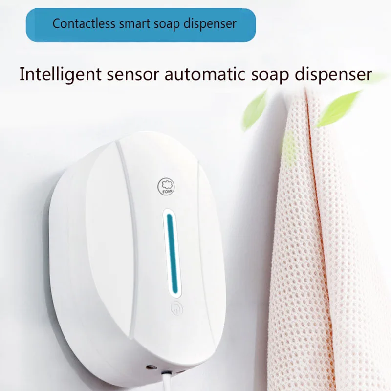 

Touchless Automatic Sensor 550ML Foam Soap Despenser Hand Sanitizer Liquid Gel Spray Soap Dispenser Wall Mounted For Bathroom