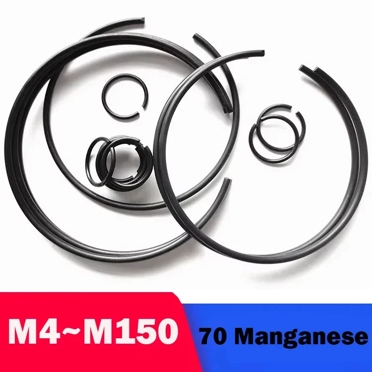 

GB895.1 Круглые проволочные стопорные кольца для отверстий Стальное проволочное кольцо для стопорного кольца отверстий Стопорные кольца M4/M5/M6/M7/M8/M9 ~ M150 70 Марганцевая сталь