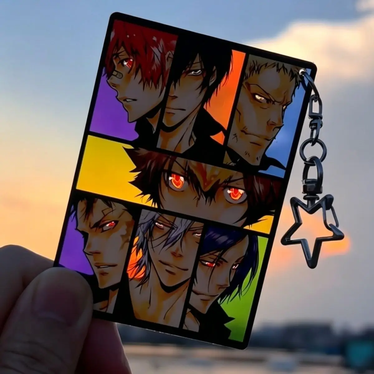 Акриловый брелок для ключей в стиле аниме: Vongola Famiglia, HITMAN REBORN! (для мужчин и женщин) Подвеска-брелок для ключей, украшение, аксессуар, подарок для друга (art.: 3920db89c8554) - 3920db89c8554