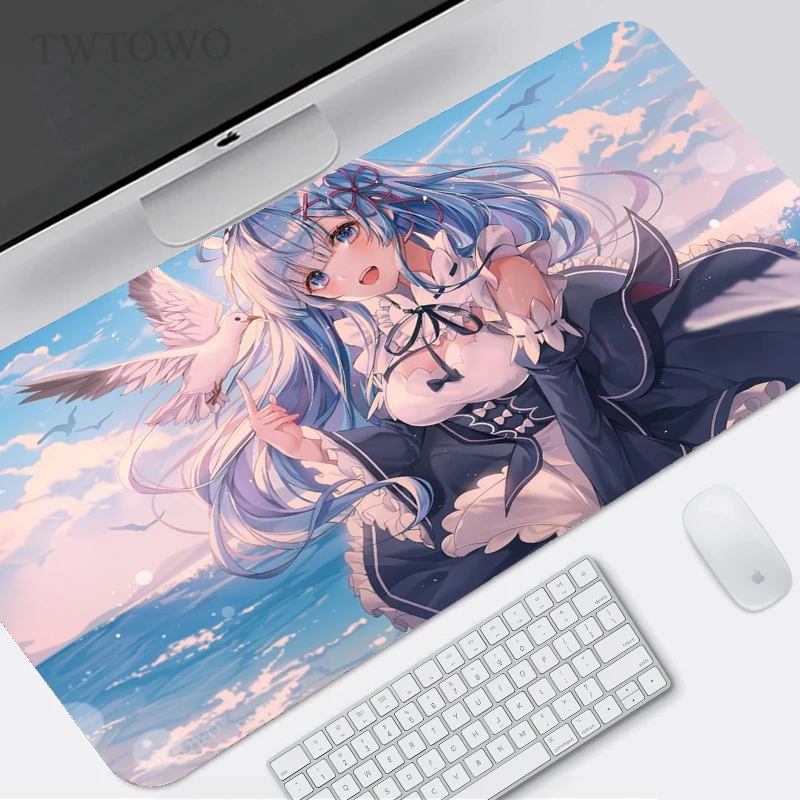 

Re:life in a Different World From Zero Mouse Pad Gamer XL Computer Home Mousepad XXL Mouse Mat Soft Carpet PC Table Mat
