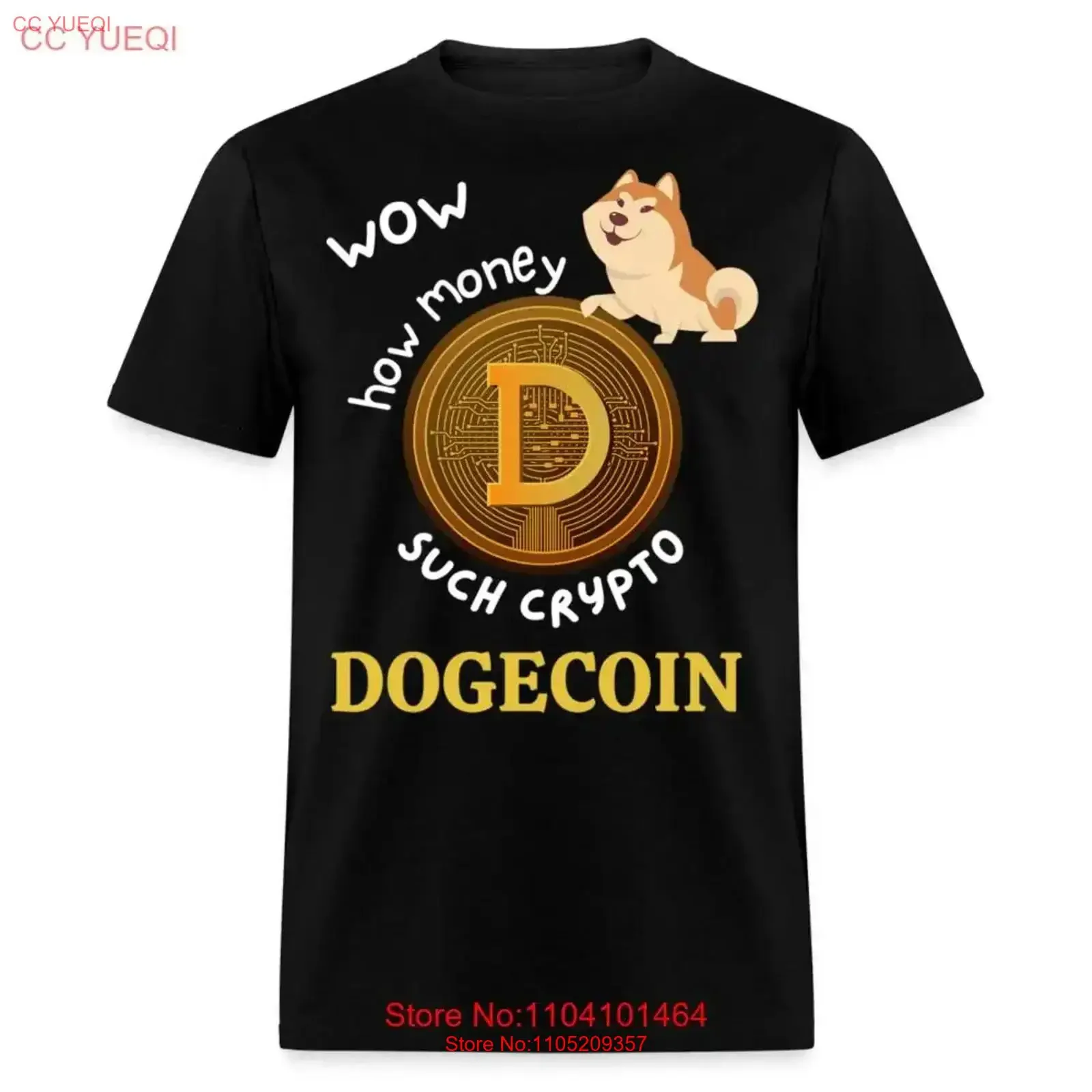Фото Футболка Dogecoin Wallstreetbets Doge Coin Crypto Bitcoin Размер S 6XL винтажная стираная графика Универсальная слегка мужская удобная №1