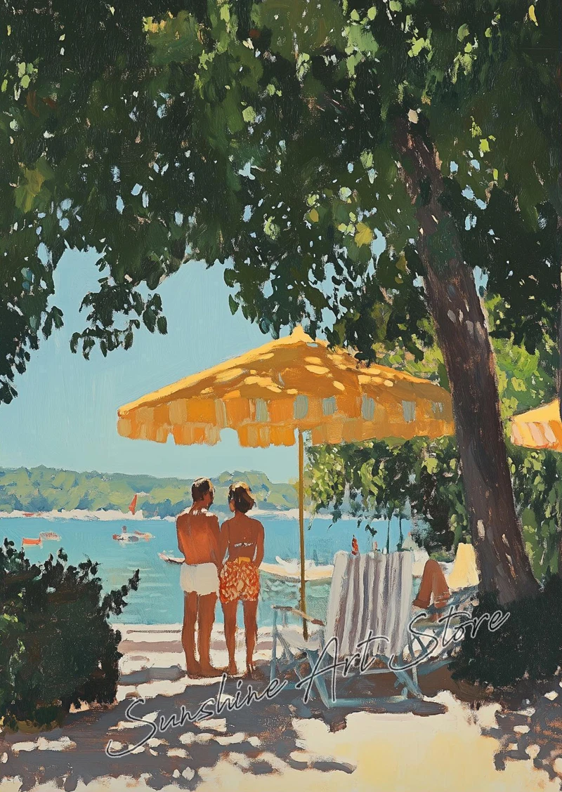 

Настенное панно Slim Aarons "Итальянская Ривьера"