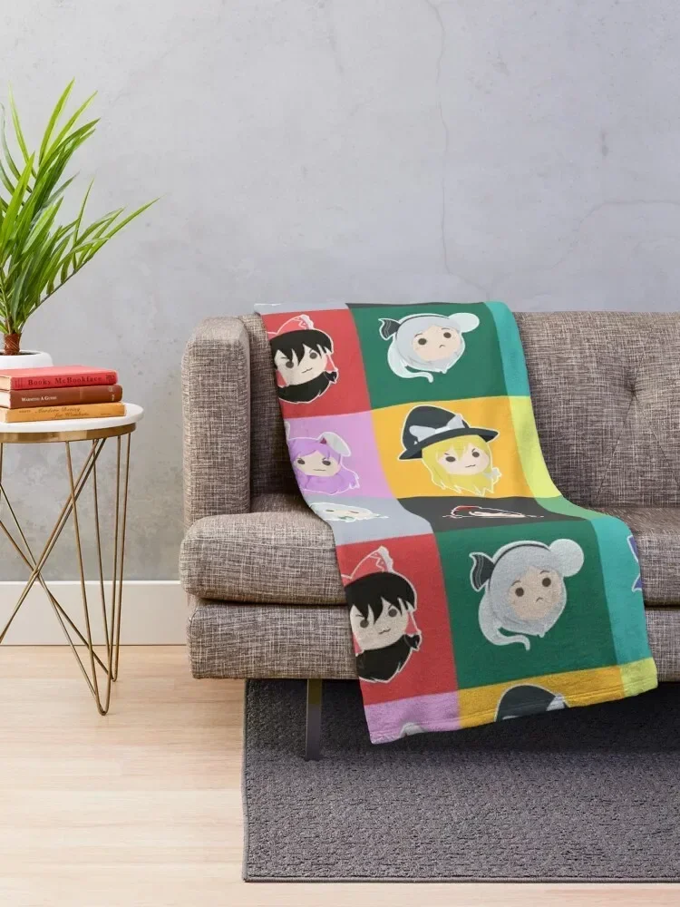 Головные уборы Touhou [штамп] декоративное одеяло