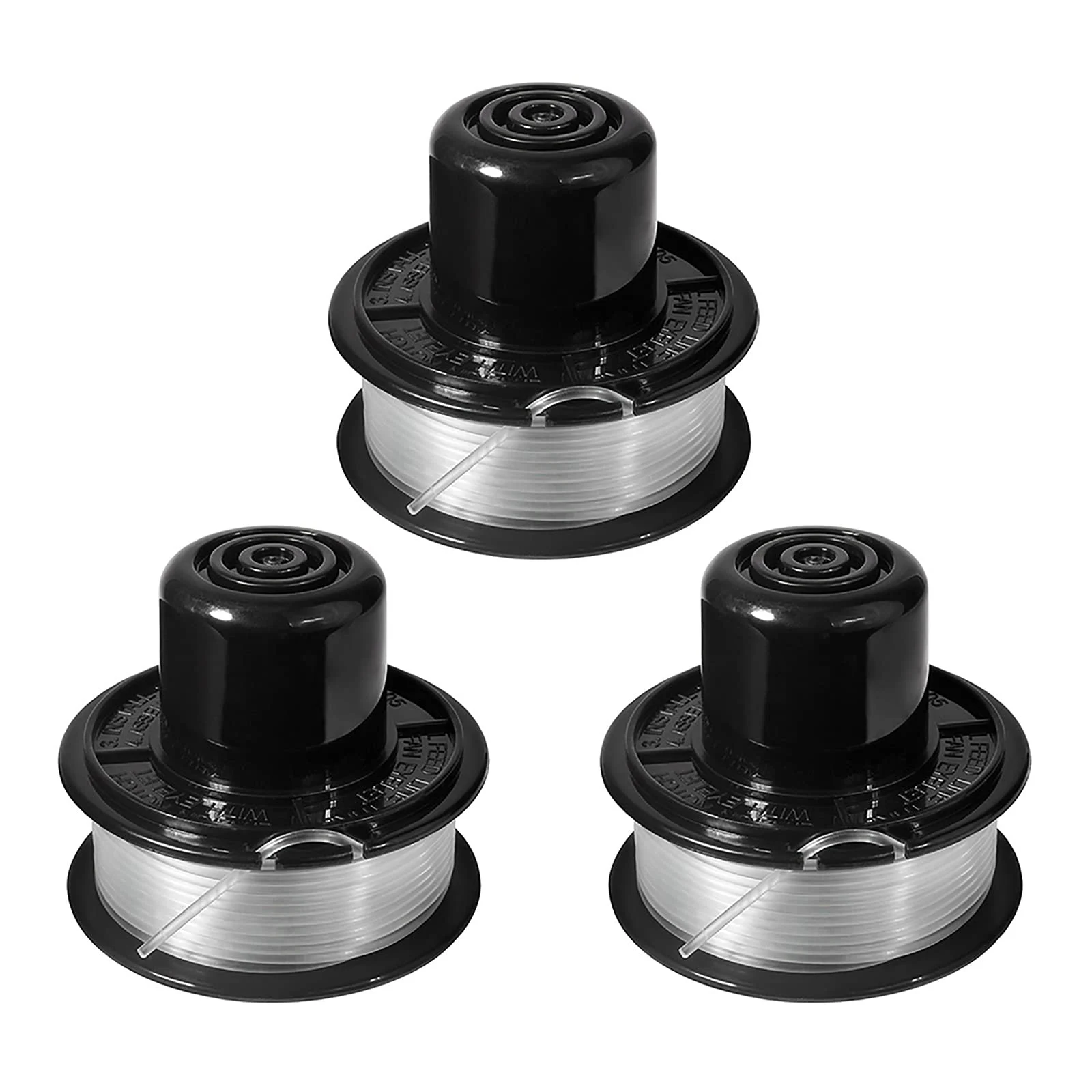 

3Pcs Weed Eater Spools for RS-136 ST4000 String Trimmer Replacement Spool Line 20Ft 0.065In Edger Refills Part Auto-Feed