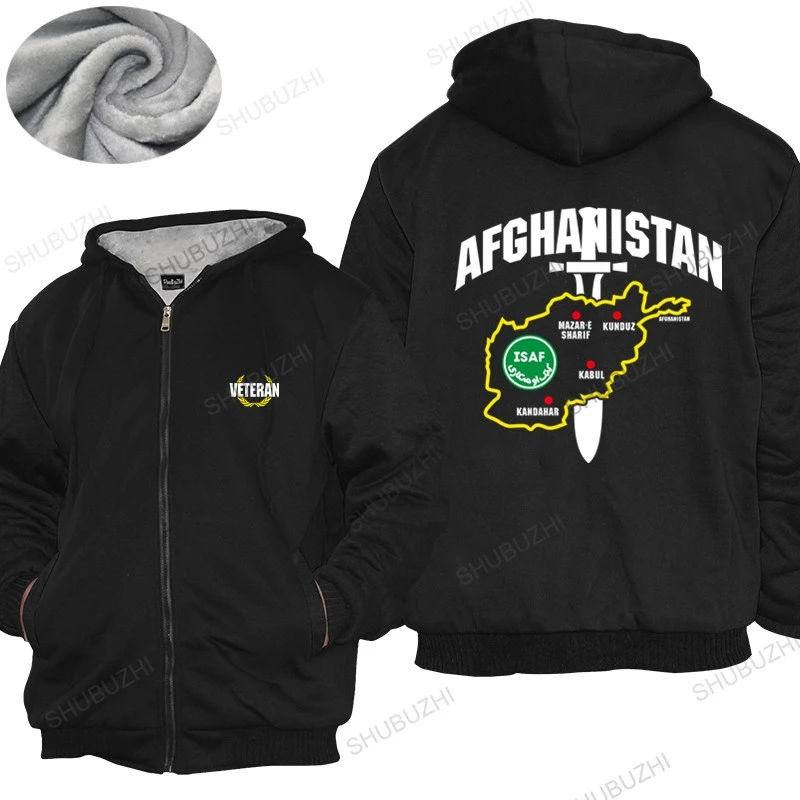Хлопковое теплое пальто мужские зимние топы на молнии ISAF Afghanistan Veteran Kunduz Kabul Mazar E