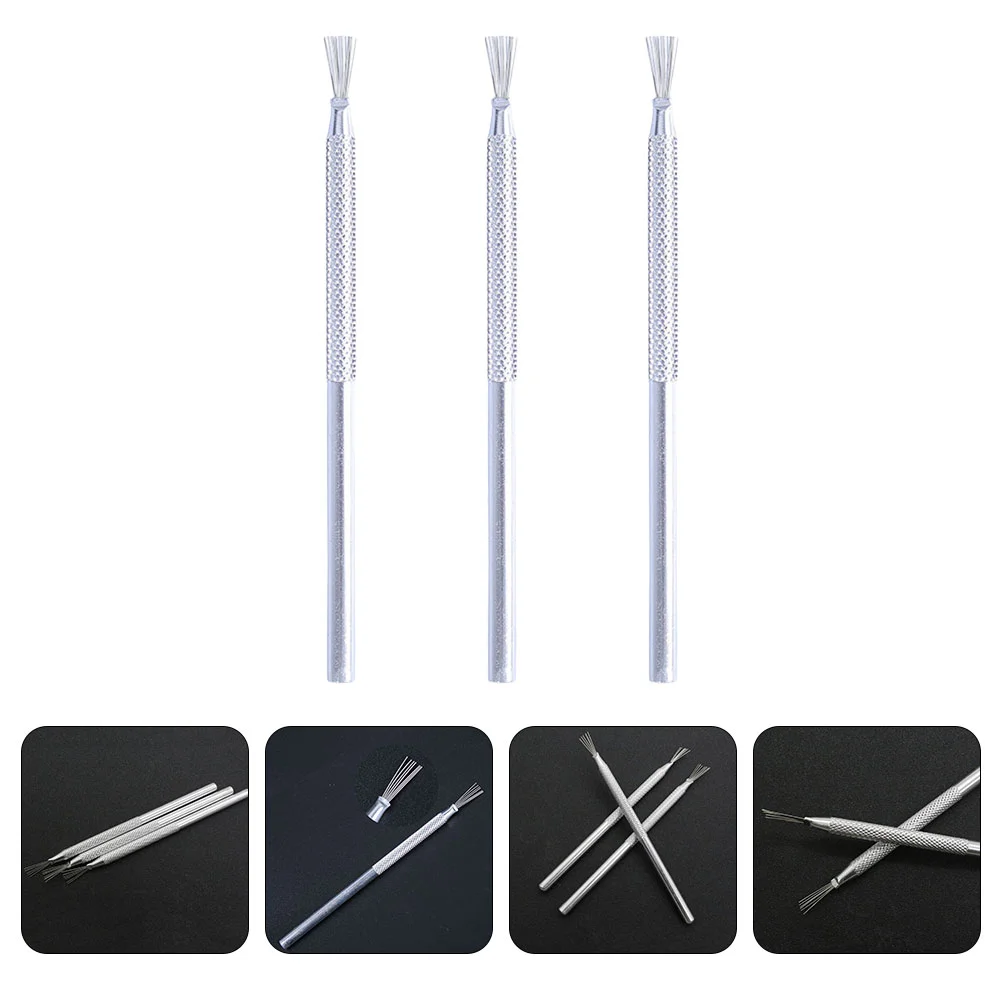 

3 Pcs Polymer Clay Wire Brushes Clay Sculpting Texturing Modeling Brushes