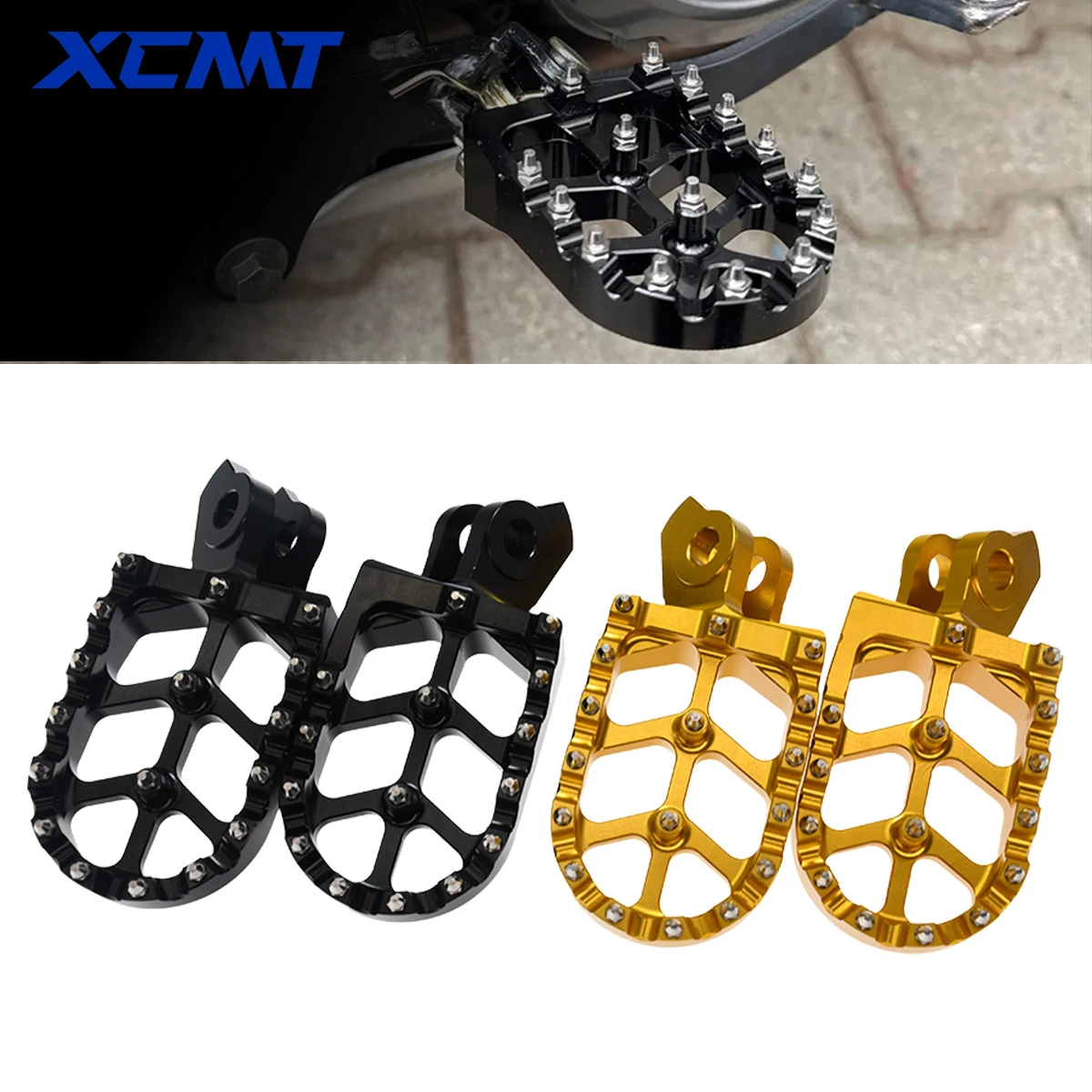 Подножки для мотоцикла с ЧПУ подножки Suzuki RMZ250 RMZ450 RMZ 250 450 Yamaha Tenere 660 XT660Z 2008-2016
