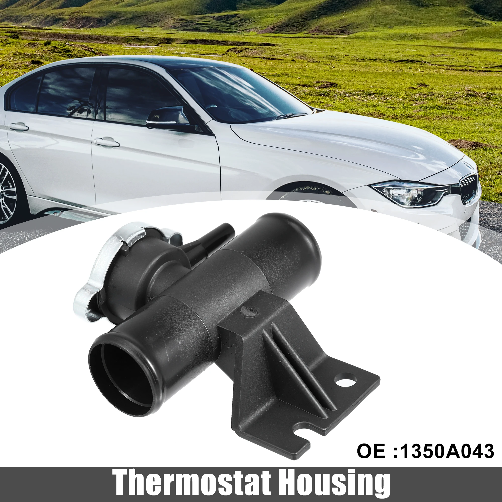 

X Autohaux корпус термостата охлаждающей жидкости автомобильного двигателя в сборе 1350A043 для Mitsubishi Lancer Outlander Sport 2008-2019 аксессуары