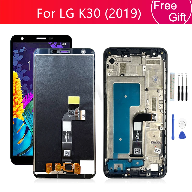 Для LG K30 2019 ЖК-дисплей с рамкой для LG K30 ЖК-дисплей с дигитайзером замена экрана 5,45