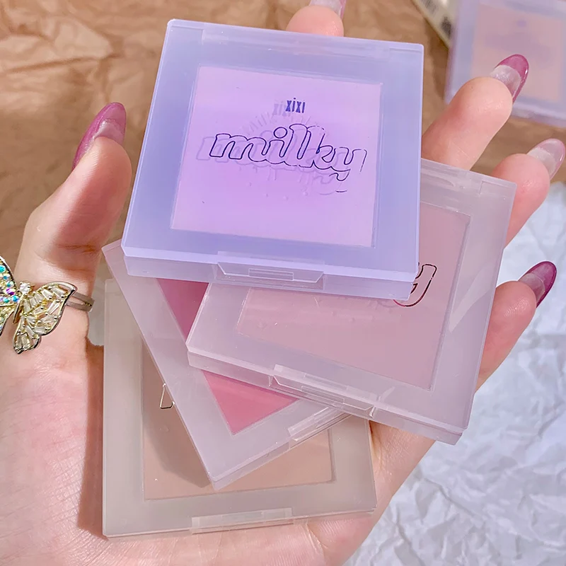 

Млечный пудра мягкая туманная пудра матовая Мерцающая осветляющая косметика для лица