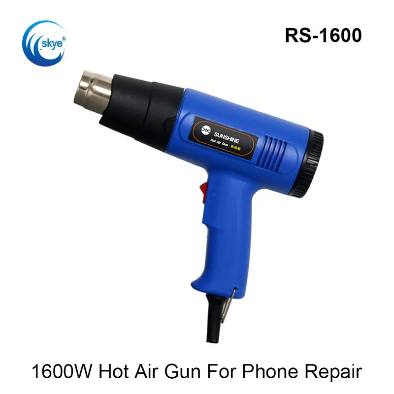 

SUNSHINE RS-1600 /1800D Portable Plastic Digital Thermostat Hot Air Welding Gun for Phone Components and Parts Soldering Repair