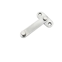 HSUKJ6 stainless steel buckle latch lock push-pull door and window cabinet lock hotel anti-theft door buckle  10pcs