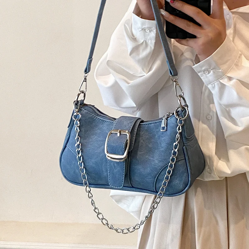 

Женская сумка через плечо из искусственной кожи, маленькие сумочки на плечо, модная винтажная Роскошная дамская сумка через плечо, весна 2023