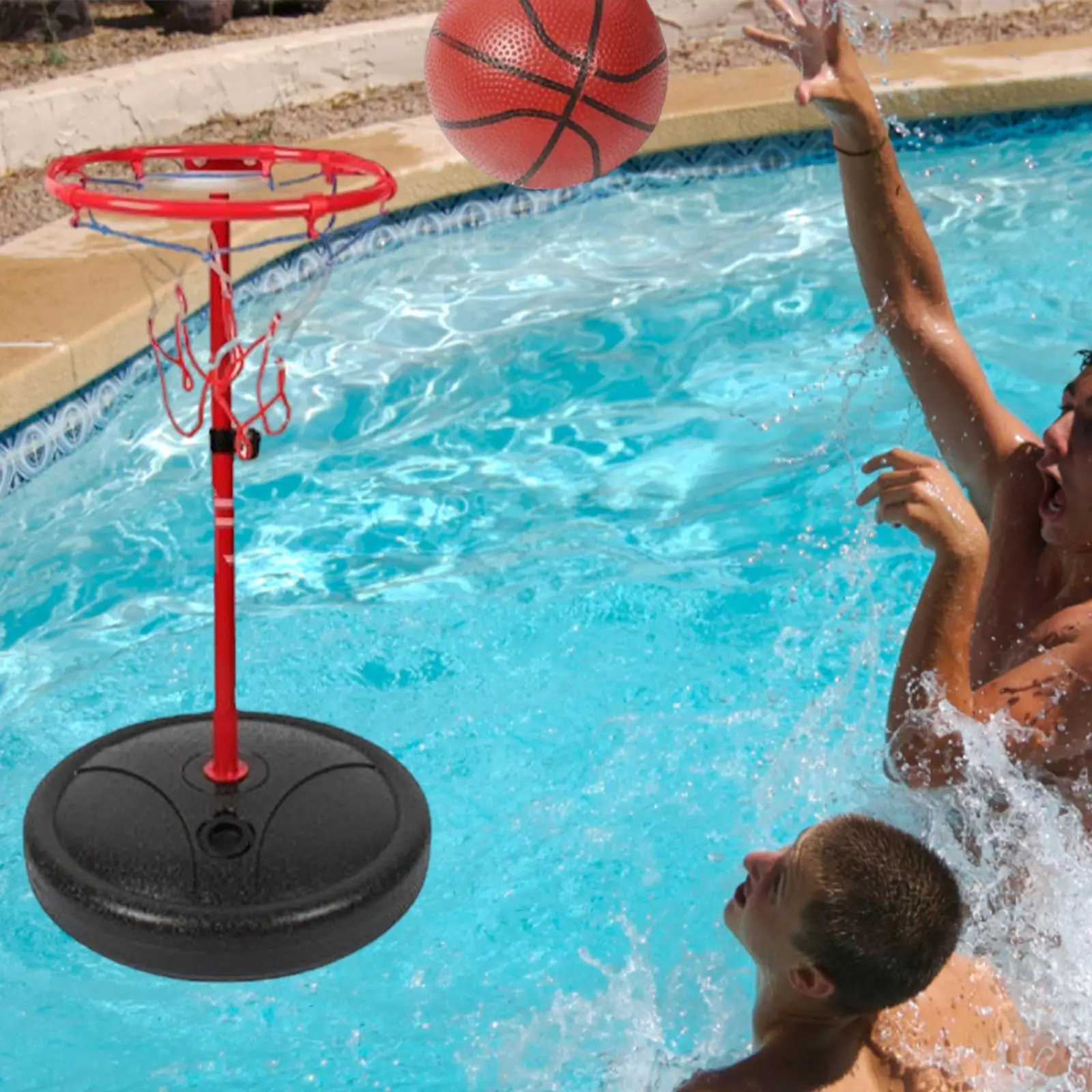 

Баскетбольное кольцо для бассейна с шариками, летняя игра в бассейн, водный баскетбольный стенд