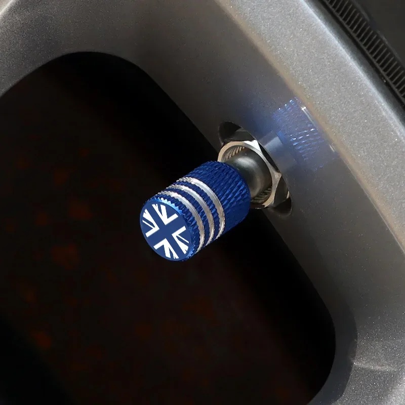 1 шт. колпачки для штока клапана флаг Великобритании алюминиевые автомобильные