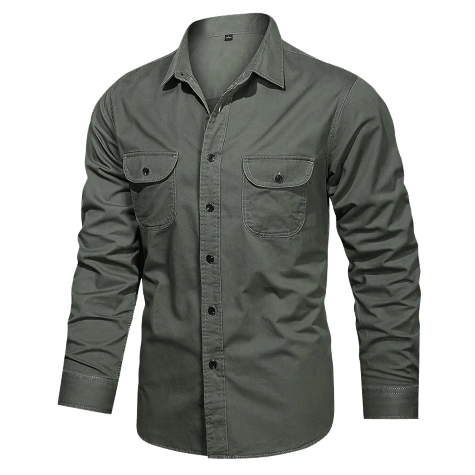 

Кардиган мужской Камуфляжный с карманами, модная Простая рубашка в стиле ретро, красивая уличная одежда в Корейском стиле