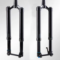 mtb fork 27 5 29er boost 110x15mm tapered mountain bike suspension fork air resilience oil damping bicycle fork travel 140mm
