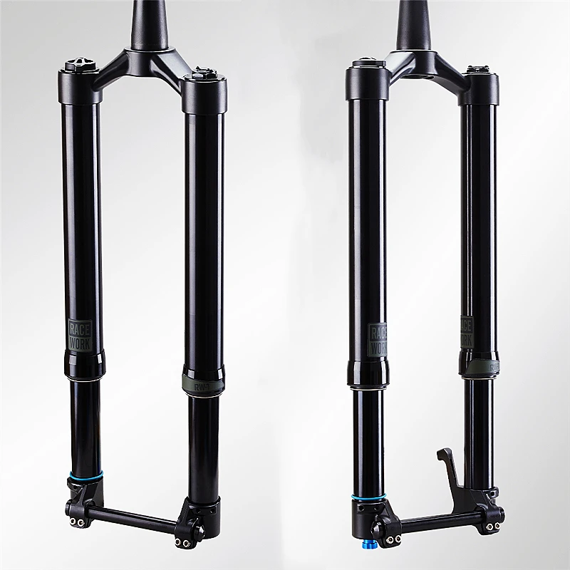 MTB Fork 27.5 /29er Boost 110x15mm Tapered Mountain Bike Suspension Air Resilience Oil Damping Bicycle Travel 140mm | Спорт и