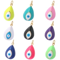 turkish evil blue eyes charms diy earrings necklace bracelet accessories make diy charms for jewelry making designer cute charm
