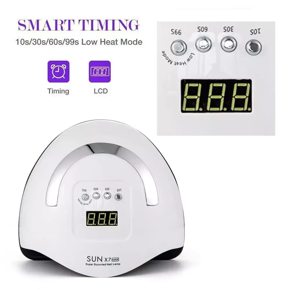 

NEW2023 Timing Mode Hot Sell Professional LED UV Nail Dryer Gel Polish Phototherapy Lamp Salon Manicure Nial Aceeseeories