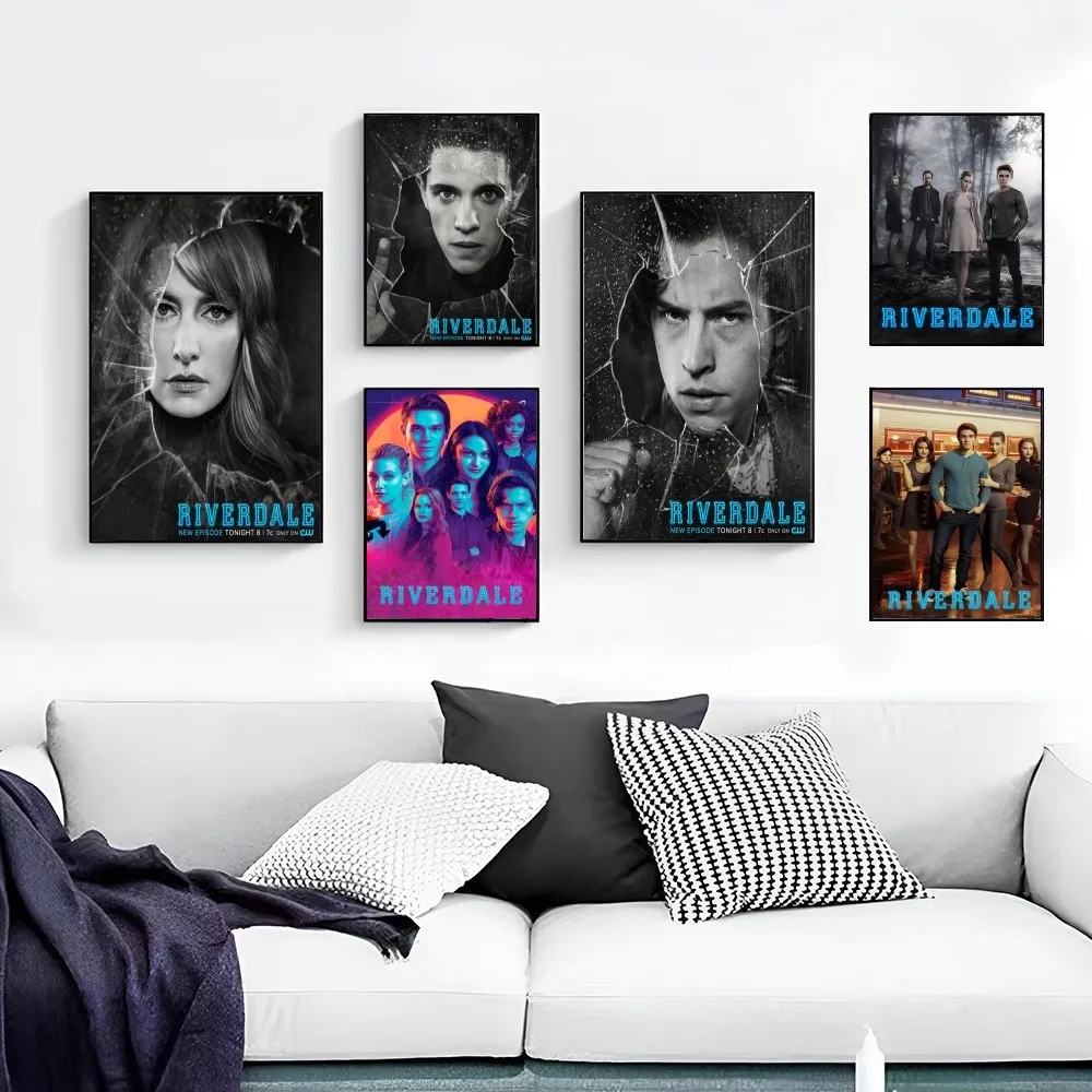 Самоклеящийся художественный постер Riverdale Decoracion настенная живопись белая