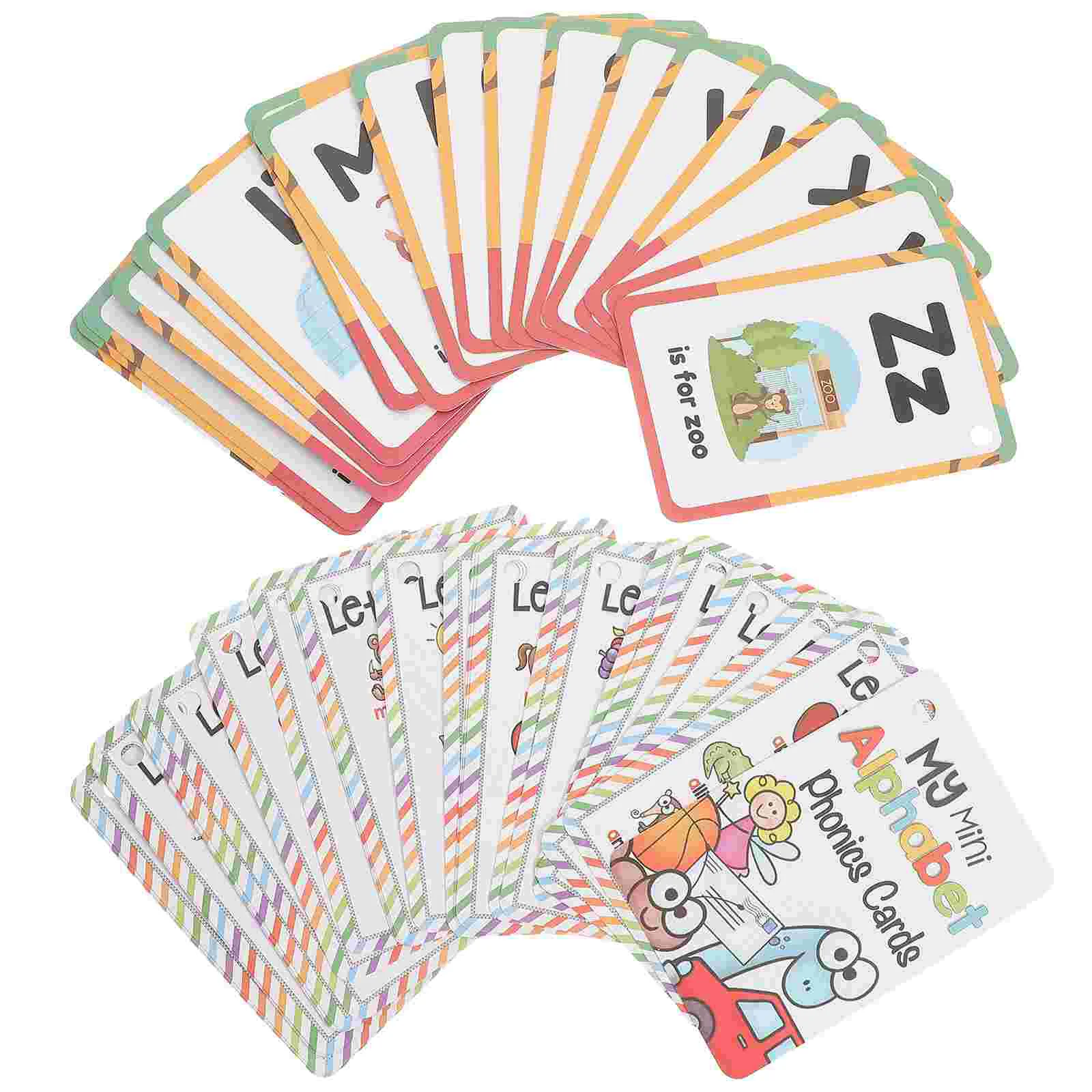 2-наборы карточек слов фонетических игр для детей обучающих флеш-карт детский сад