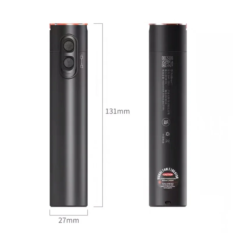 New Lithium Battery FTTH Visual Fault Locator 15KM 20KM 30KM Rechargeable Laser Source VFL