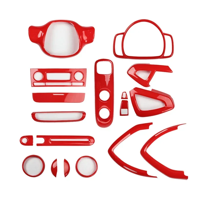 Для Mercedes-Benz Smart 451 Fortwo 2009 2010 2011 2012 2013 2014 ABS красный стиль аксессуары украшения