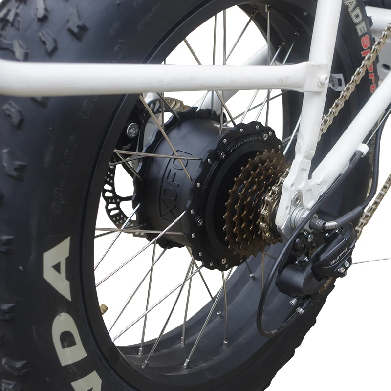 Безщеточный мотор для заднего свободного колеса 48 В 1000 Вт 170 мм размер вилки 20