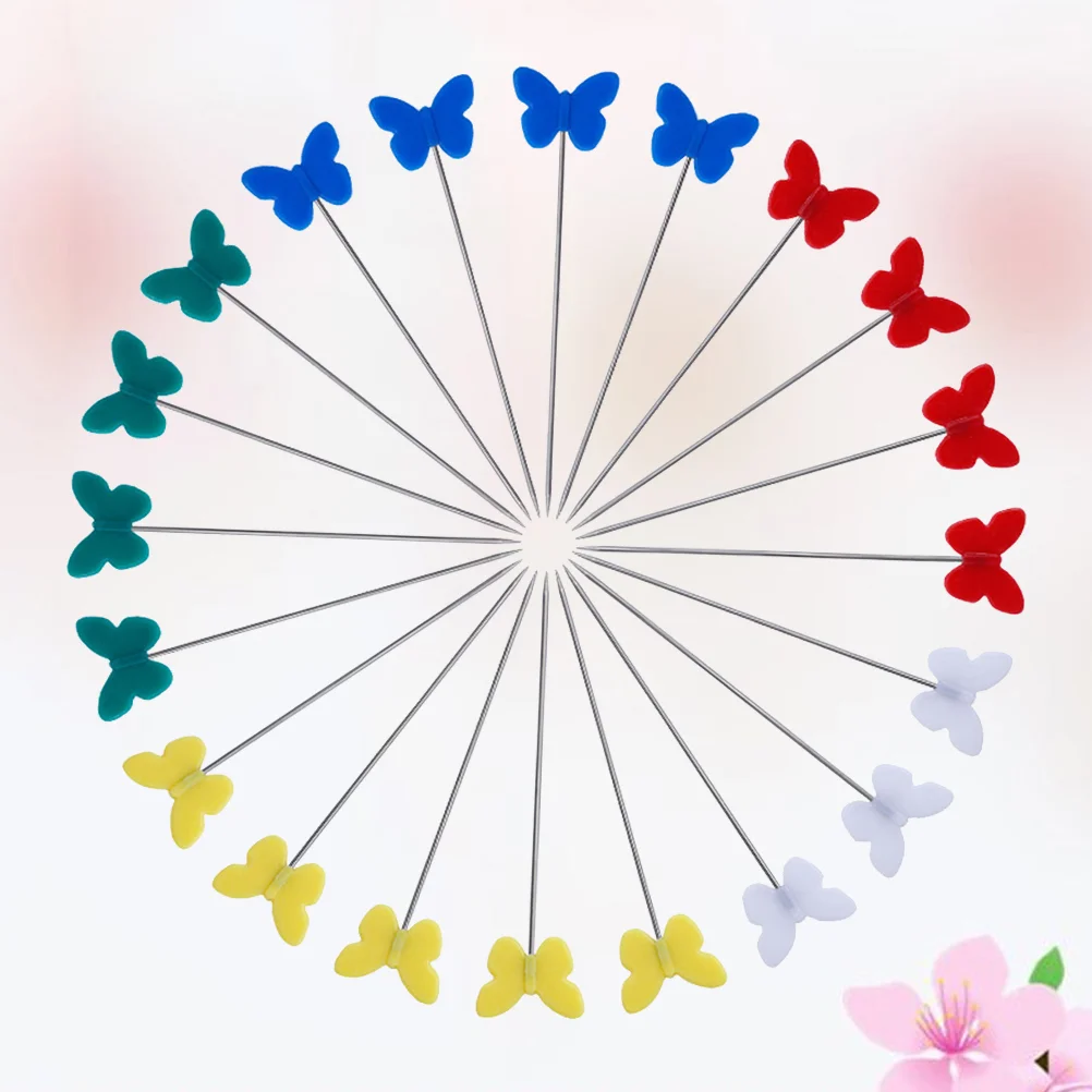 

Head Sewing Pin Flat Patchwork Needle Decorative Mixed Color Push Safety Straight Boxed Diy Projects Dressmaker Jewelry