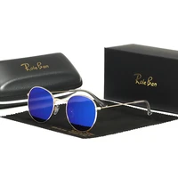 classic small frame round sunglasses womenmen brand designer alloy mirror sun glasses male female fashion vintage oculos bans