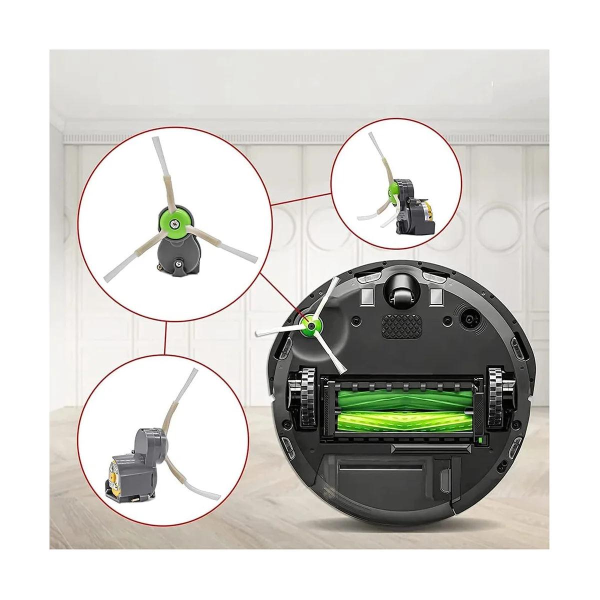 Модуль двигателя боковой щетки для IRobot Roomba 500 600 700 800 I7 I3 E6 E5 запасные части