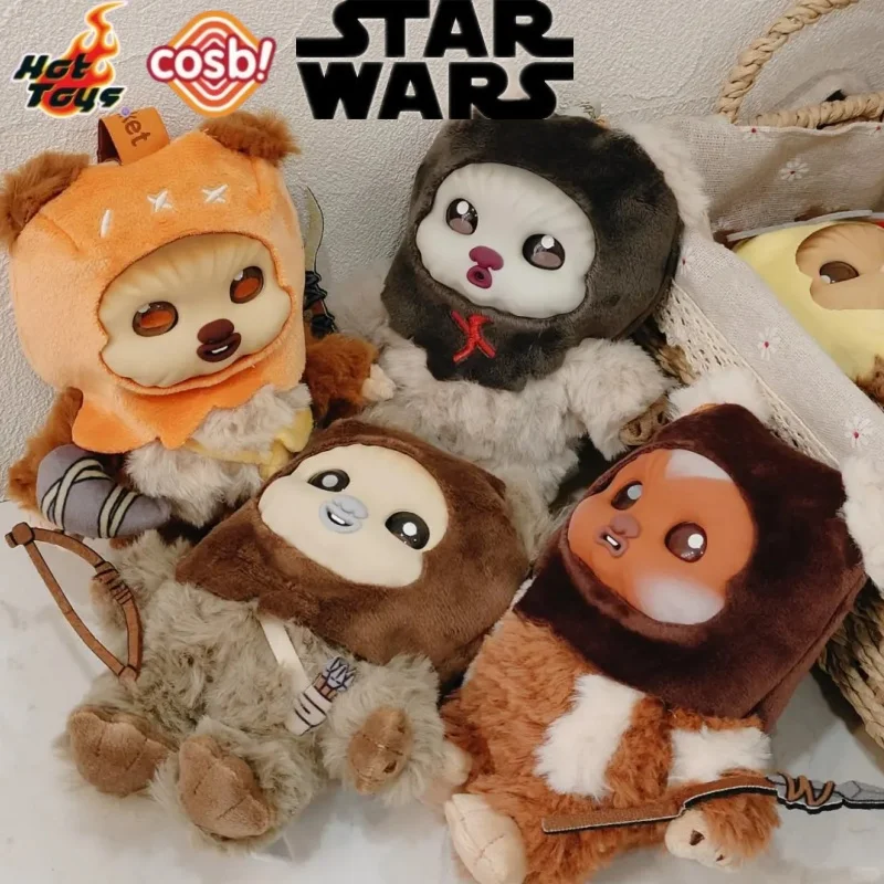 Фото Новые популярные игрушки Star Wars: плюшевый брелок-фигурка Эвоков Cosbi, серия 2, в слепой коробке, подвеска для рюкзака, украшение для ключей, коллекционная игрушка-кукла №1
